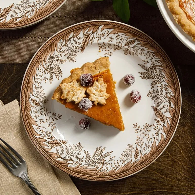 Martha Stewart Harvest 4-pc. Ceramic Salad Plate