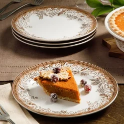 Martha Stewart Harvest 4-pc. Ceramic Salad Plate