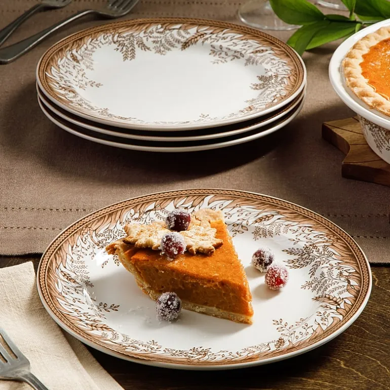 Martha Stewart Harvest 4-pc. Ceramic Salad Plate