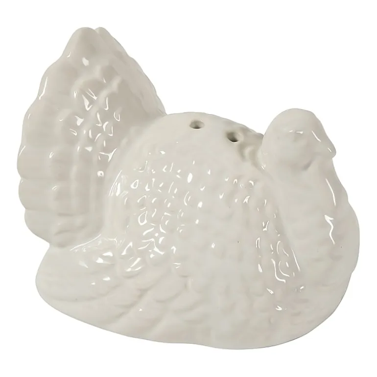 Martha Stewart Harvest Stoneware Turkey Salt & Pepper Shaker
