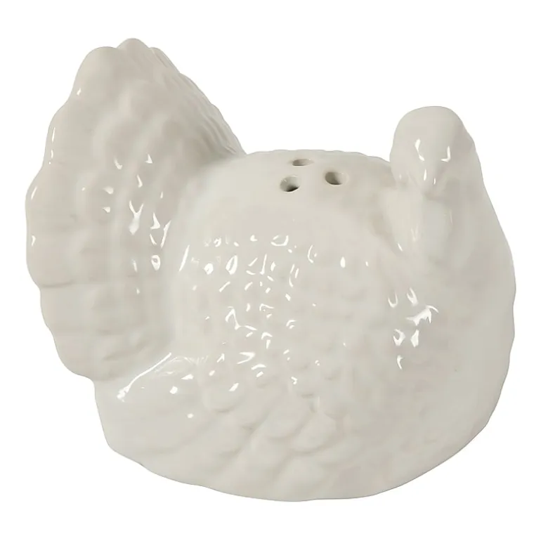 Martha Stewart Harvest Stoneware Turkey Salt & Pepper Shaker