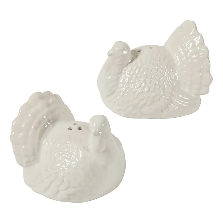 Martha Stewart Harvest Stoneware Turkey Salt & Pepper Shaker