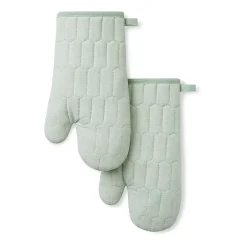 Martha Stewart Honeycomb Quilted 2-pc. Oven Mitt Set