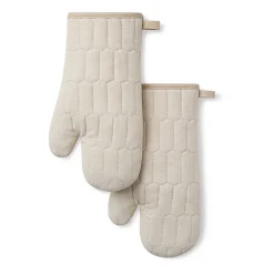 Martha Stewart Honeycomb Quilted 2-pc. Oven Mitt Set