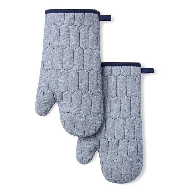 Martha Stewart Honeycomb Quilted 2-pc. Oven Mitt Set