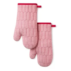 Martha Stewart Honeycomb Quilted 2-pc. Oven Mitt Set