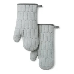 Martha Stewart Honeycomb Quilted 2-pc. Oven Mitt Set