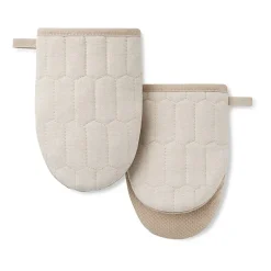 Martha Stewart Honeycomb Quilted 2-pc. Mini Oven Mitt Set