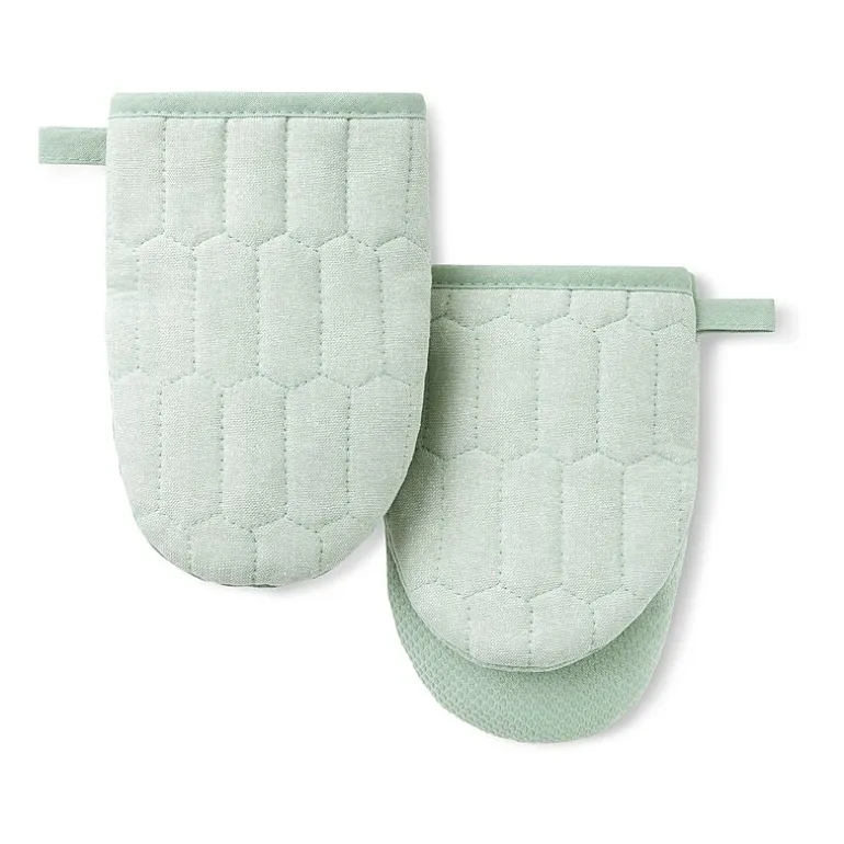 Martha Stewart Honeycomb Quilted 2-pc. Mini Oven Mitt Set