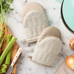 Martha Stewart Honeycomb Quilted 2-pc. Mini Oven Mitt Set