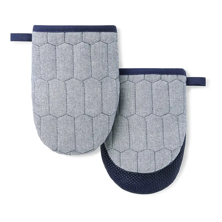 Martha Stewart Honeycomb Quilted 2-pc. Mini Oven Mitt Set