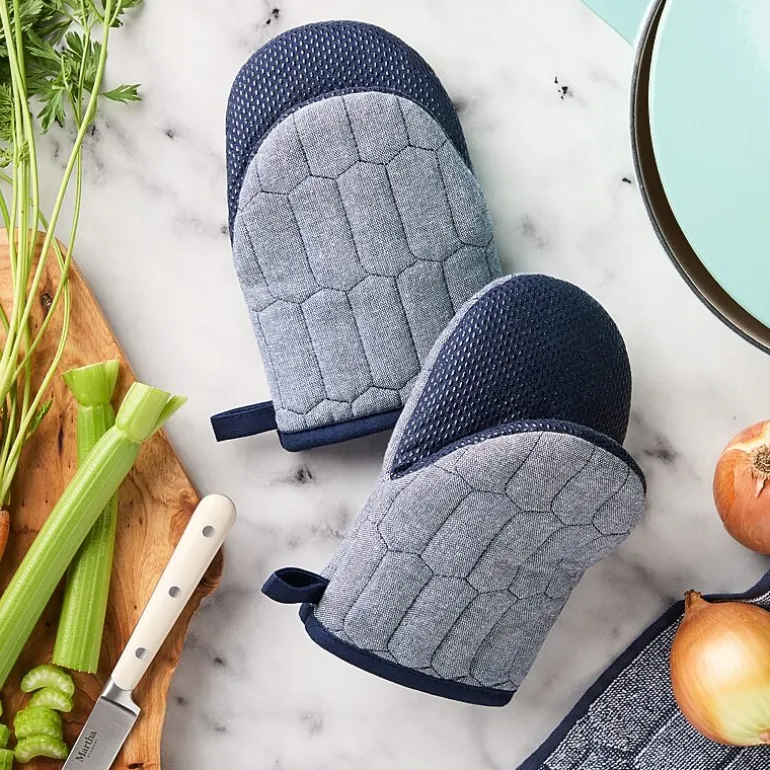 Martha Stewart Honeycomb Quilted 2-pc. Mini Oven Mitt Set