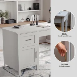 Martha Stewart Hutton Home Office Desk