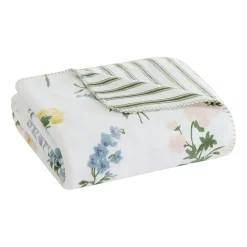 Martha Stewart Josephine Floral Washable Throw