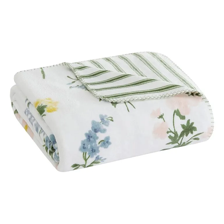 Martha Stewart Josephine Floral Washable Throw