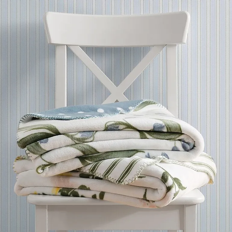 Martha Stewart Josephine Floral Washable Throw