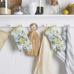 Martha Stewart Lemon Whimsy 2-pc. Oven Mitt Set