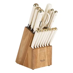Martha Stewart Lockton 16-pc. Knife Block Set
