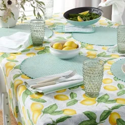 Martha Stewart Lots Of Lemons Tablecloth
