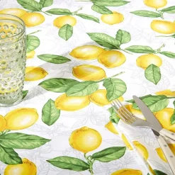 Martha Stewart Lots Of Lemons Tablecloth