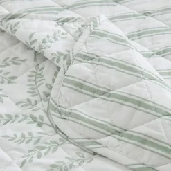 Martha Stewart Murray Leaves Easy Care Quilt Set