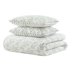 Martha Stewart Murray Leaves Easy Care Quilt Set