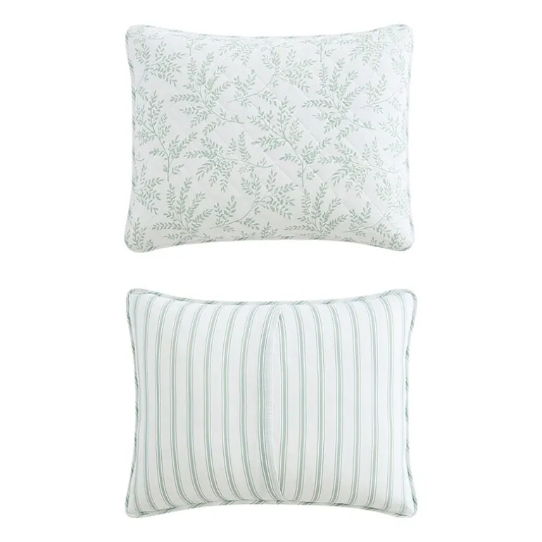 Martha Stewart Murray Leaves Easy Care Quilt Set