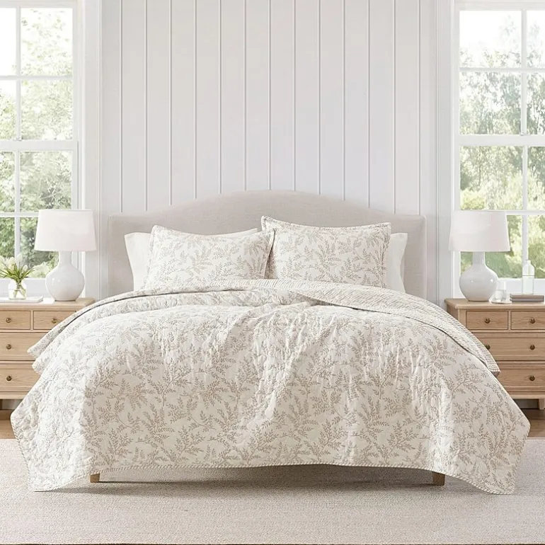 Martha Stewart Murray Leaves 3-pc. Quilt Set