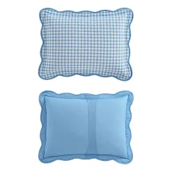 Martha Stewart Olivia Gingham Easy Care Quilt Set