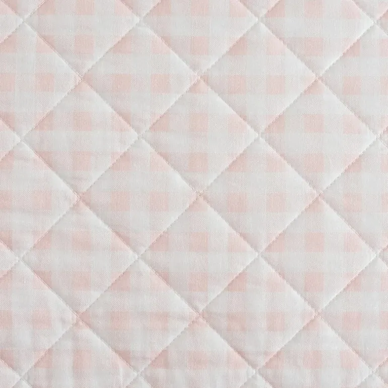 Martha Stewart Olivia Gingham Easy Care Quilt Set