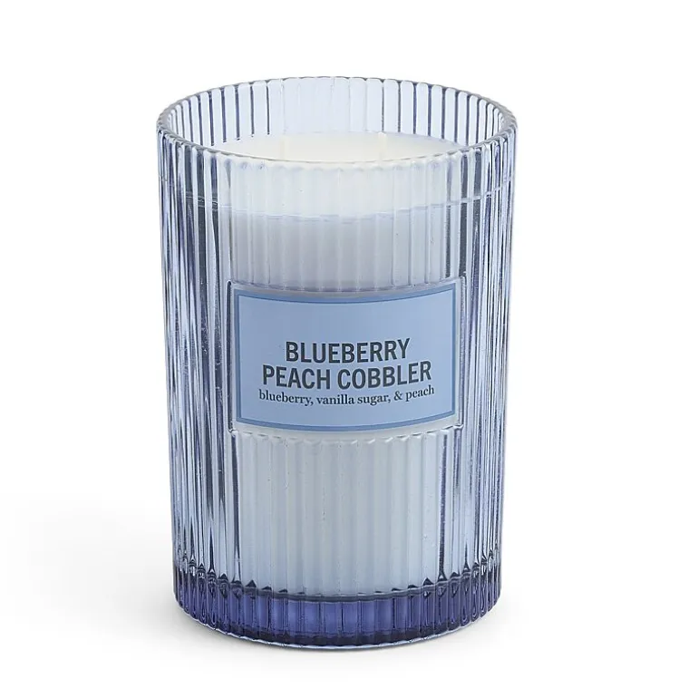 Martha Stewart 19oz Blueberry Peach Cobbler 2-Wick Scented Jar Candle
