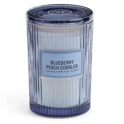 Martha Stewart 19oz Blueberry Peach Cobbler 2-Wick Scented Jar Candle