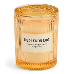 Martha Stewart 10oz Iced Lemon Tart Single Wick Scented Jar Candle