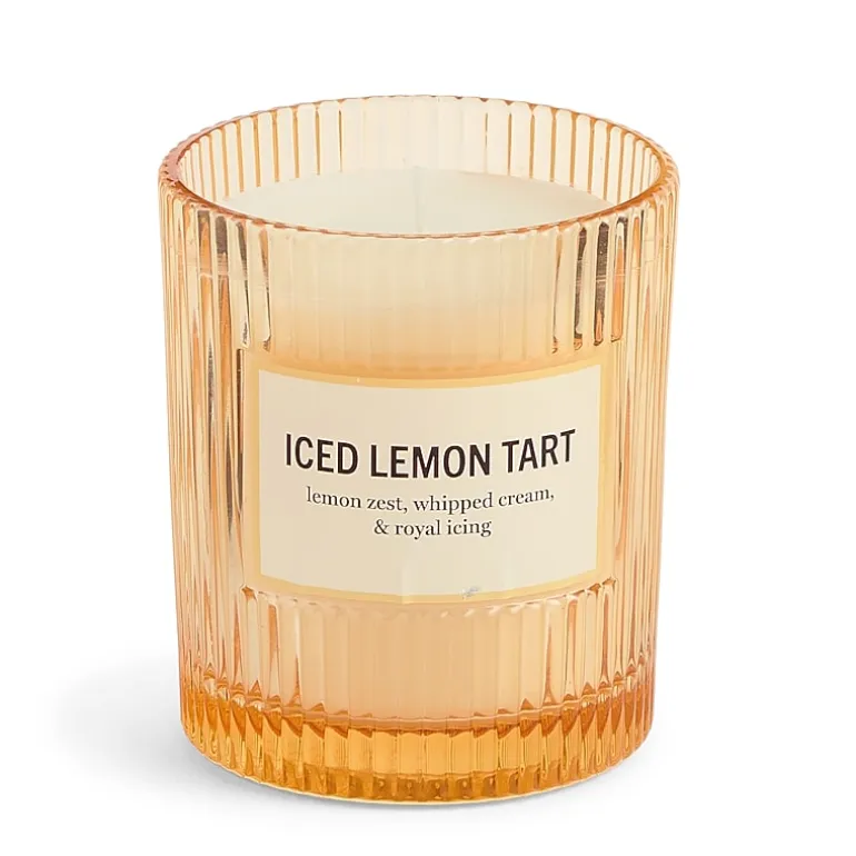 Martha Stewart 10oz Iced Lemon Tart Single Wick Scented Jar Candle