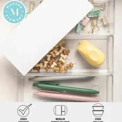 Martha Stewart 3 Pack Bins With MDF Lid