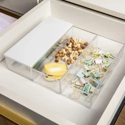 Martha Stewart 3 Pack Bins With MDF Lid