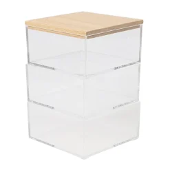 Martha Stewart 3 Pack Bins With MDF Lid