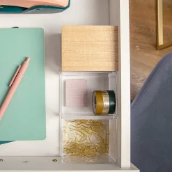 Martha Stewart 3 Pack Bins With MDF Lid