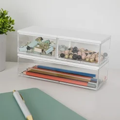 Martha Stewart 3 Pack Bins With MDF Lids