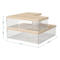 Martha Stewart 3 Pack Bins With MDF Lids