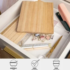 Martha Stewart 3 Pack Bins With MDF Lids