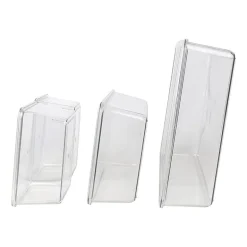 Martha Stewart 4 Pack Clear Storage Boxes And Lids