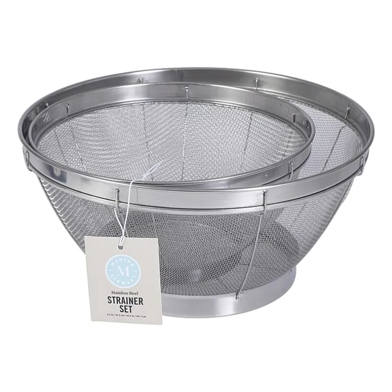 Martha Stewart 2-pc. Net Strainer Set
