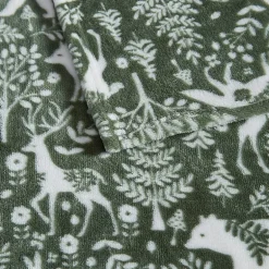 Martha Stewart Printed Seasonal Plush Throw