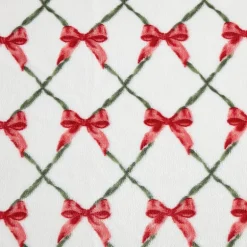 Martha Stewart Printed Seasonal Plush Throw