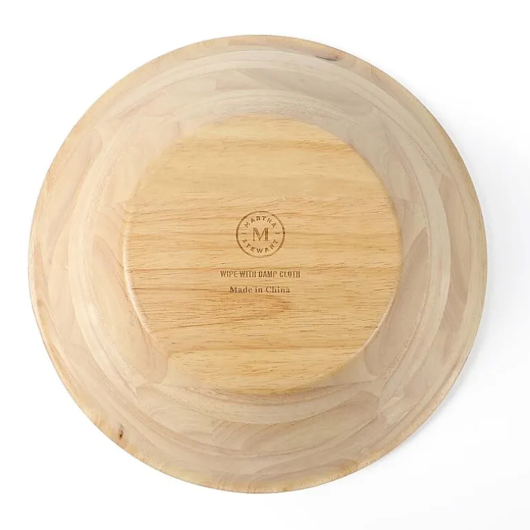 Martha Stewart Salad Bowl Set 3-pc. Wood Serving Bowl