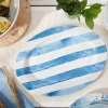Martha Stewart Salt and Shore Americana 16 inch Ceramic Oval Platter