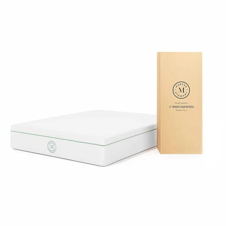 Martha Stewart SleepComplete 12" Gel Memory Foam Medium/Firm Tight Top - Mattress in a Box
