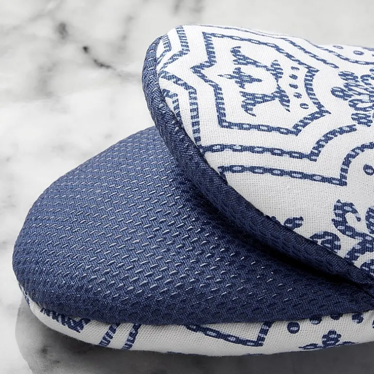 Martha Stewart Stripe Medallion Mini 2-pc. Oven Mitt Set