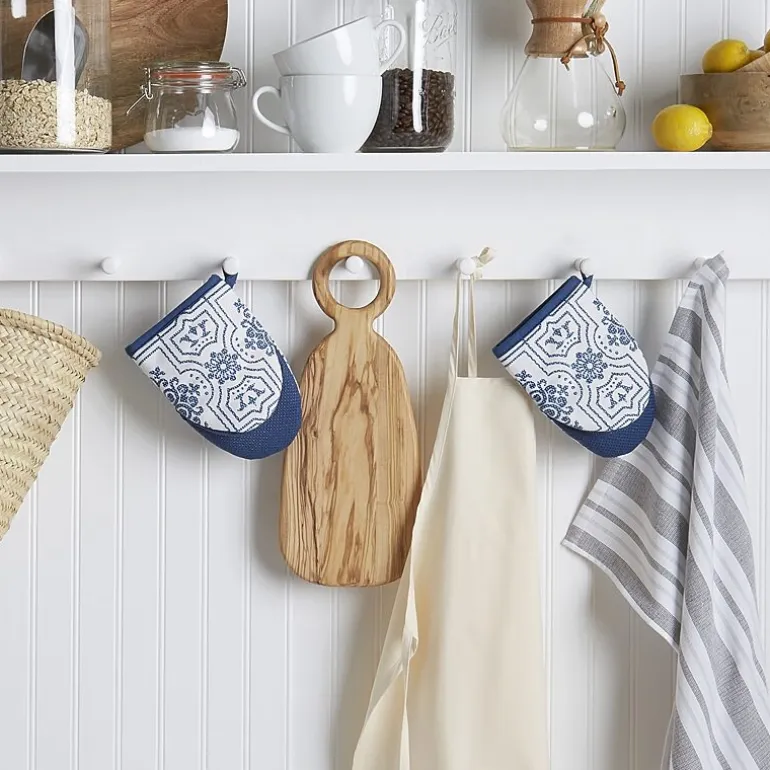 Martha Stewart Stripe Medallion Mini 2-pc. Oven Mitt Set